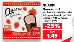 Kaufland QUARKI Quarksnack Angebot
