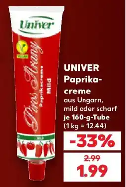 Kaufland UNIVER Paprika-creme Angebot