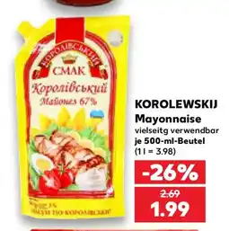 Kaufland KOROLEWSKIJ Mayonnaise Angebot