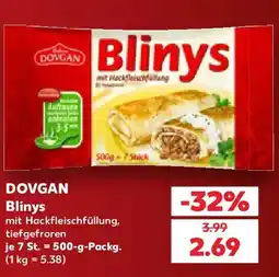 Kaufland DOVGAN Blinys mit Hackfleischfüllung Angebot