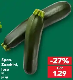 Kaufland Span. Zucchini, lose Angebot