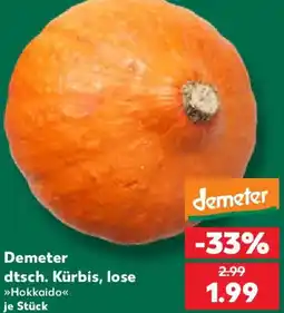 Kaufland Demeter dtsch. Kürbis, lose »Hokkaido« Angebot