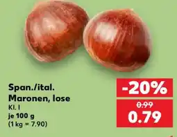 Kaufland Span./ital. Maronen, lose Angebot