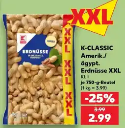 Kaufland K-CLASSIC Erdnüsse XXL Angebot