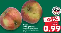 Kaufland Dtsch. Tafeläpfel, lose Angebot