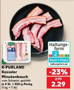 Kaufland K-PURLAND Kasseler Minutenbauch Angebot