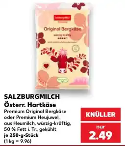 Kaufland SALZBURGMILCH Österr. Hartkäse Angebot