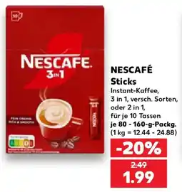 Kaufland NESCAFÉ Sticks Angebot
