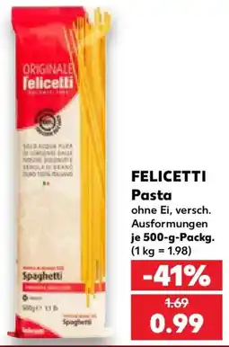 Kaufland FELICETTI Pasta Angebot