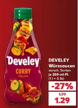 Kaufland Develey Curry Sauce Angebot