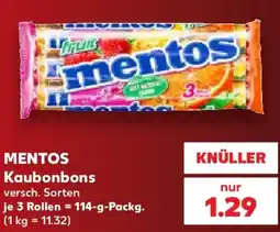 Kaufland MENTOS Kaubonbons Angebot