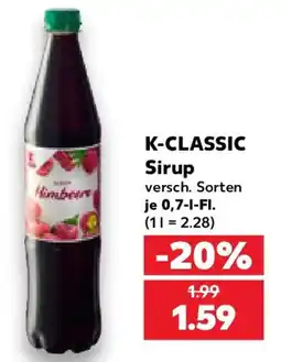 Kaufland K-CLASSIC Sirup Angebot