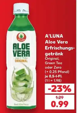 Kaufland A'LUNA Aloe Vera Erfrischungsgetränk Angebot