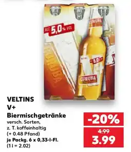 Kaufland VELTINS V+ Biermischgetränke Angebot