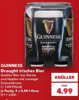 Kaufland GUINNESS Draught irisches Bier Angebot