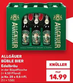 Kaufland ALLGÄUER BÜBLE BIER Edelbräu Angebot