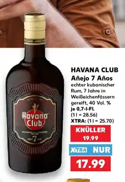 Kaufland HAVANA CLUB Añejo 7 Años Angebot