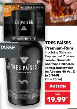 Kaufland TRES PAÍSES Premium-Rum Angebot