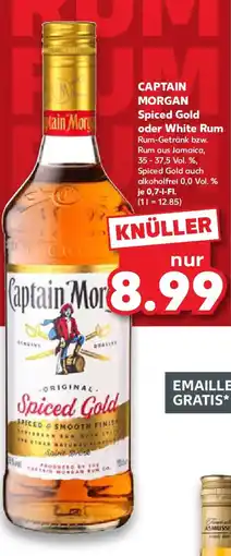 Kaufland Captain Morgan Spiced Gold oder White Rum Angebot