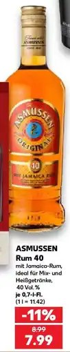 Kaufland ASMUSSEN Rum 40 Angebot