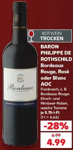 Kaufland BARON PHILIPPE DE ROTHSCHILD Bordeaux Angebot