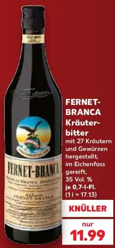 Kaufland Fernet-Branca Kräuterbitter Angebot