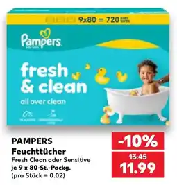 Kaufland Pampers Feuchttücher Angebot