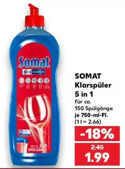 Kaufland SOMAT Klarspüler 5 in 1 Angebot
