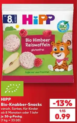 Kaufland HIPP Bio-Knabber-Snacks Angebot