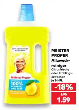 Kaufland MEISTER PROPER Allzweck-reiniger Angebot