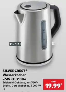 Kaufland SILVERCREST® Wasserkocher »SWKE 3100« Angebot