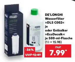 Kaufland DE'LONGHI Wasserfilter »DLS C002« Angebot