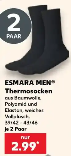 Kaufland ESMARA MEN Thermosocken Angebot