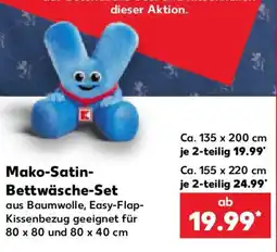 Kaufland Mako-Satin-Bettwäsche-Set Angebot