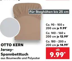 Kaufland OTTO KERN Jersey-Spannbetttuch Angebot