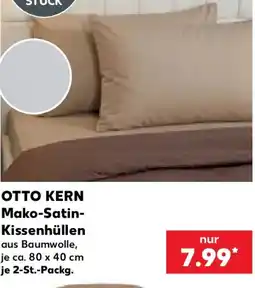 Kaufland OTTO KERN Mako-Satin-Kissenhüllen Angebot