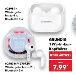 Kaufland GRUNDIG TWS-In-Ear-Kopfhörer Angebot