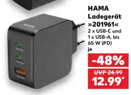 Kaufland HAMA Ladegerät »201961« Angebot