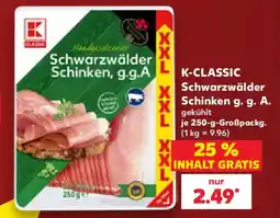 Kaufland K-CLASSIC Schwarzwälder Schinken g. g. A. Angebot