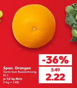 Kaufland Span. Orangen Angebot