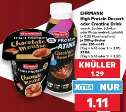 Kaufland EHRMANN High Protein Dessert Angebot