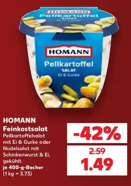 Kaufland HOMANN Pellkartoffel Salat Angebot