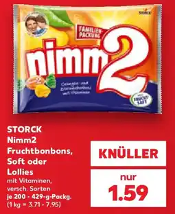 Kaufland STORCK Nimm2 Fruchtbonbons, Soft oder Lollies Angebot