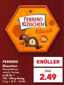 Kaufland FERRERO Küsschen Klassik Angebot