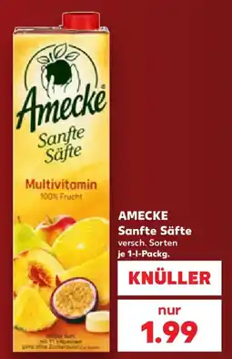 Kaufland AMECKE Sanfte Säfte Angebot