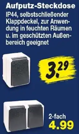 Repo Markt Aufputz-Steckdose Angebot