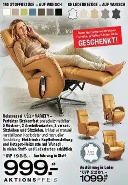 Ostermann Relaxsessel vito VARIETY Angebot