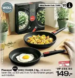 Ostermann WOLL NOWO TITANIUM Pfannenset Angebot