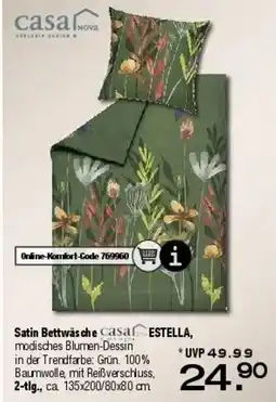 Ostermann Casa Nova Satin Bettwäsche ESTELLA Angebot
