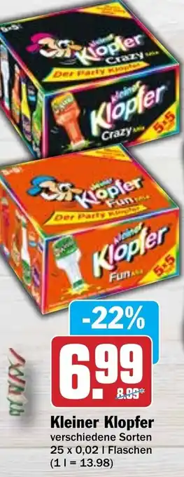 Hit Kleiner Klopfer 25x0,02L Angebot